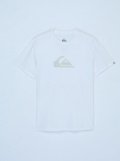 quiksilver, Ev Comp Logo - T-Shirt à manches courtes pour Homme, WHITE (wbb0) Ev Comp Logo - Short Sleeve T-Shirt for Men  EQYZT08182