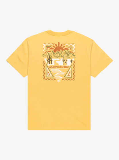 quiksilver, Ev Desert Waves - Camiseta de manga corta para hombre, RATTAN (yhp0) Ev Desert Waves - Short Sleeve T-Shirt for Men  EQYZT08183