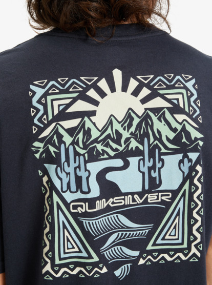 quiksilver, Ev Desert Waves - Camiseta de manga corta para hombre, DARK NAVY (ktp0) Ev Desert Waves - Short Sleeve T-Shirt for Men  EQYZT08183