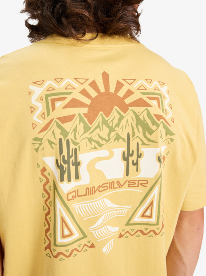 quiksilver, Ev Desert Waves - Camiseta de manga corta para hombre, RATTAN (yhp0) Ev Desert Waves - Short Sleeve T-Shirt for Men  EQYZT08183