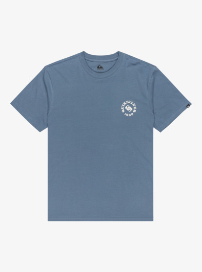 quiksilver, Ev Summer Salt - T-shirt de manga curta para homem, CHINA BLUE (bnd0) Ev Summer Salt - Short Sleeve T-Shirt for Men  EQYZT08184