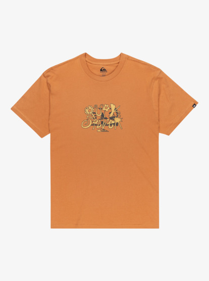 quiksilver, Ev Natural Smash - T-Shirt à manches courtes pour Homme, ALMOND (cmd0) Ev Natural Smash - Short Sleeve T-Shirt for Men  EQYZT08185