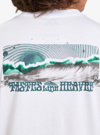 quiksilver, Ev Moon Run - Camiseta de manga corta para hombre, WHITE (wbb0) Ev Moon Run - Short Sleeve T-Shirt for Men  EQYZT08188