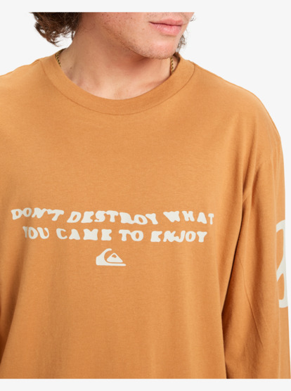 quiksilver, Ev Cold Ways - Camiseta de manga larga para hombre, ALMOND (cmd0) Ev Cold Ways - Long Sleeve T-Shirt for Men  EQYZT08190