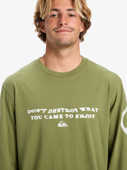 quiksilver, Ev Cold Ways - Longsleeve für Männer, LODEN GREEN (gng0) Ev Cold Ways - Long Sleeve T-Shirt for Men  EQYZT08190