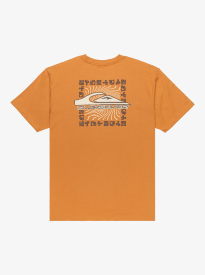 quiksilver, Evo Border Lines - T-Shirt für Männer, ALMOND (cmd0) Evo Border Lines - Short Sleeve T-Shirt for Men  EQYZT08191