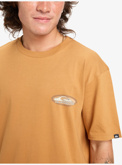 quiksilver, Evo Border Lines - T-Shirt für Männer, ALMOND (cmd0) Evo Border Lines - Short Sleeve T-Shirt for Men  EQYZT08191