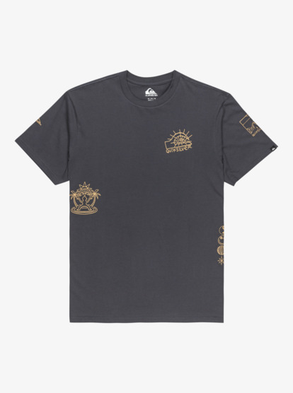 quiksilver, Evo Quik Rituals - T-Shirt für Männer, INDIA INK (ksh0) Evo Quik Rituals - Short Sleeve T-Shirt for Men  EQYZT08193