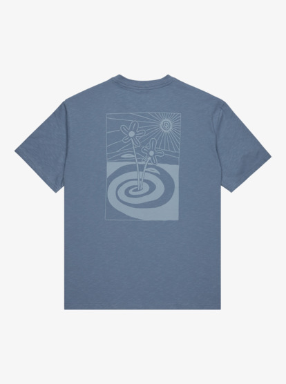 quiksilver, Cl Skipping Stones - T-Shirt für Männer, CHINA BLUE (bnd0) Cl Skipping Stones - Short Sleeve T-Shirt for Men  EQYZT08195