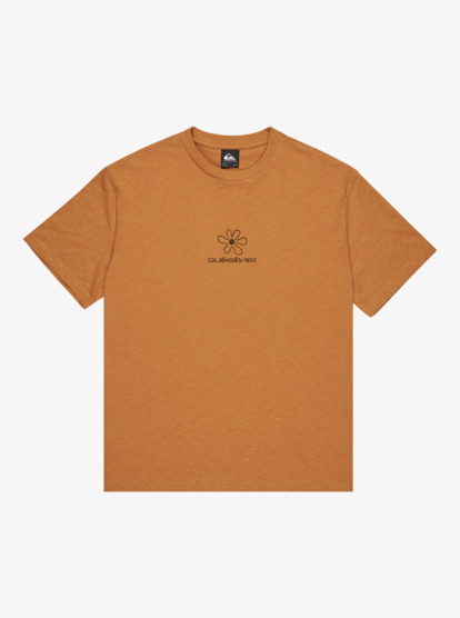 quiksilver, Cl Skipping Stones - Camiseta de manga corta para hombre, ALMOND (cmd0) Cl Skipping Stones - Short Sleeve T-Shirt for Men  EQYZT08195