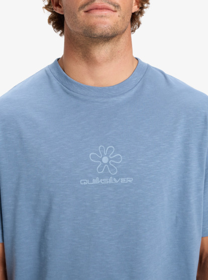 quiksilver, Cl Skipping Stones - T-Shirt für Männer, CHINA BLUE (bnd0) Cl Skipping Stones - Short Sleeve T-Shirt for Men  EQYZT08195