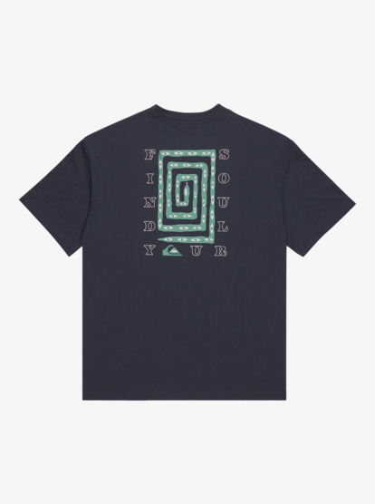 quiksilver, Cl Soul Maze - Camiseta de manga corta para hombre, DARK NAVY (ktp0) Cl Soul Maze - Short Sleeve T-Shirt for Men  EQYZT08196
