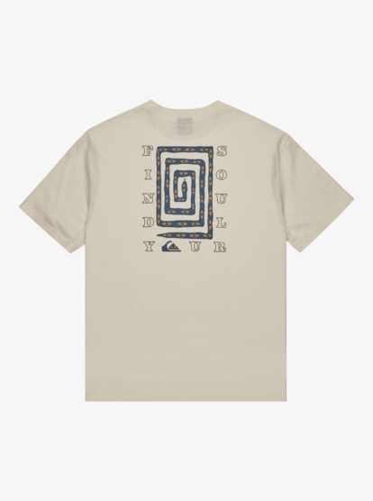quiksilver, Cl Soul Maze - Camiseta de manga corta para hombre, SNOW WHITE (wbk0) Cl Soul Maze - Short Sleeve T-Shirt for Men  EQYZT08196