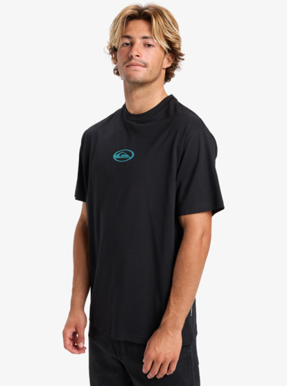 quiksilver, Pto Welcome All - Short Sleeve T-Shirt for Men, BLACK (kvj0) Pto Welcome All - Short Sleeve T-Shirt for Men  EQYZT08199