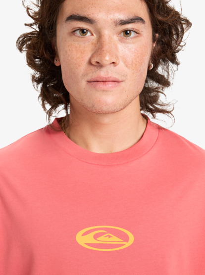 quiksilver, Pto Welcome All - Short Sleeve T-Shirt for Men, MINERAL RED (mmz0) Pto Welcome All - Short Sleeve T-Shirt for Men  EQYZT08199
