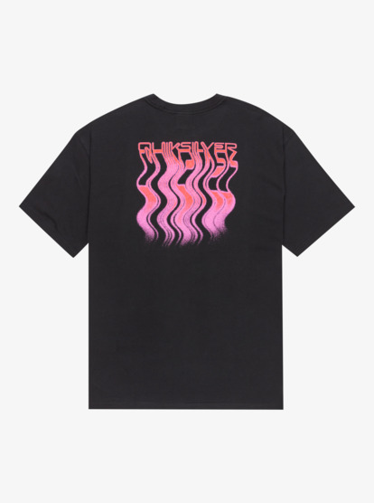 quiksilver, Hw Melt Away - T-shirt de manga curta para homem, BLACK (kvj0) Hw Melt Away - Short Sleeve T-Shirt for Men  EQYZT08200