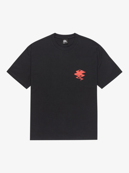 quiksilver, Hw Melt Away - T-shirt de manga curta para homem, BLACK (kvj0) Hw Melt Away - Short Sleeve T-Shirt for Men  EQYZT08200