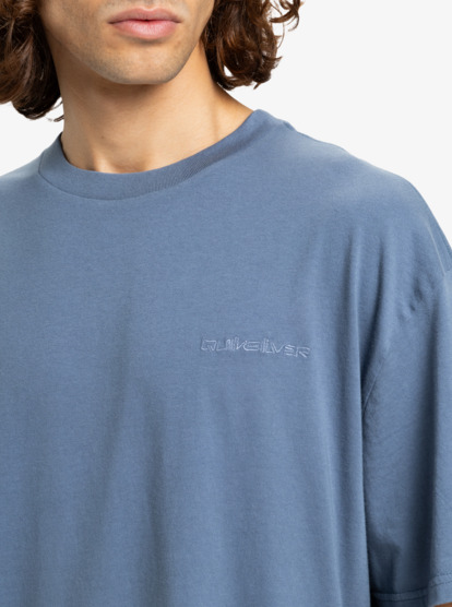 quiksilver, Salt Water - T-Shirt à manches courtes pour Homme, CHINA BLUE (bnd0) Salt Water - Short Sleeve T-Shirt for Men  EQYZT08204