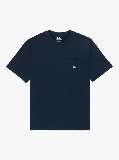 quiksilver, Salt Water Pocket - Short Sleeve T-Shirt for Men, DARK NAVY (ktp0) Salt Water Pocket - Short Sleeve T-Shirt for Men  EQYZT08205