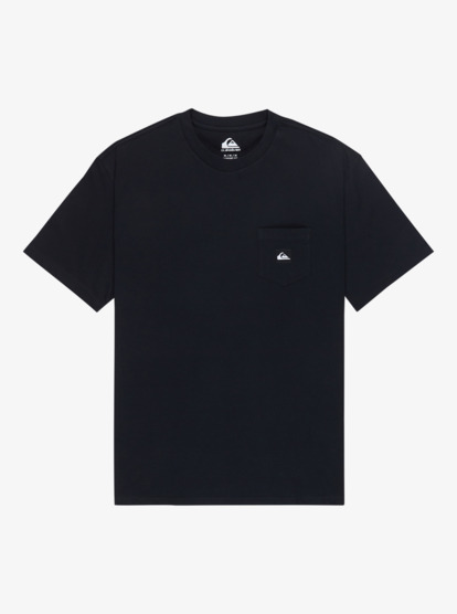 quiksilver, Salt Water Pocket - Maglietta a maniche corte da Uomo, BLACK (kvj0) Salt Water Pocket - Short Sleeve T-Shirt for Men  EQYZT08205