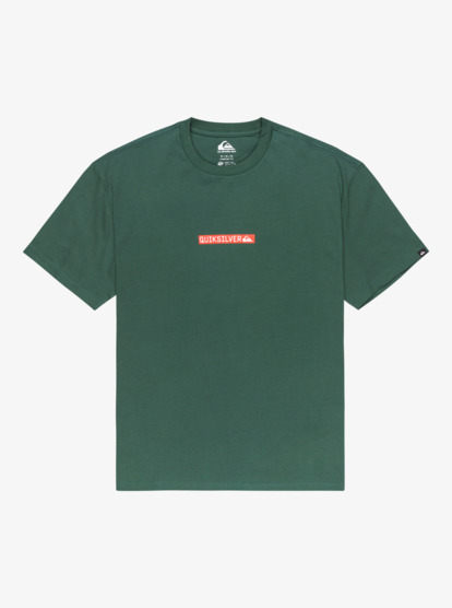 quiksilver, Dna Clicker - Short Sleeve T-Shirt for Men, TREKKING GREEN (tkr) Dna Clicker - Short Sleeve T-Shirt for Men  EQYZT08207