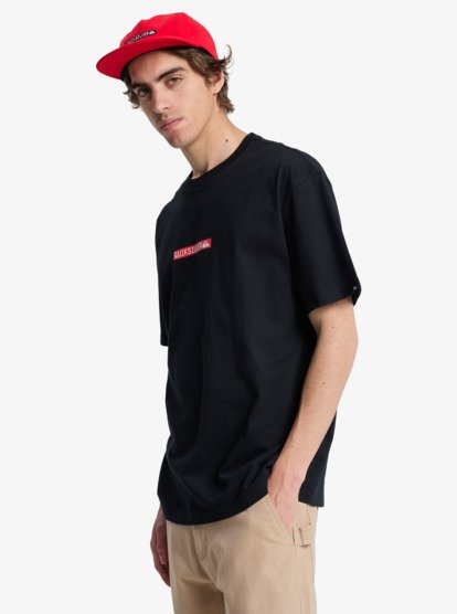 quiksilver, Dna Clicker - T-Shirt à manches courtes pour Homme, BLACK (kvj0) Dna Clicker - Short Sleeve T-Shirt for Men  EQYZT08207