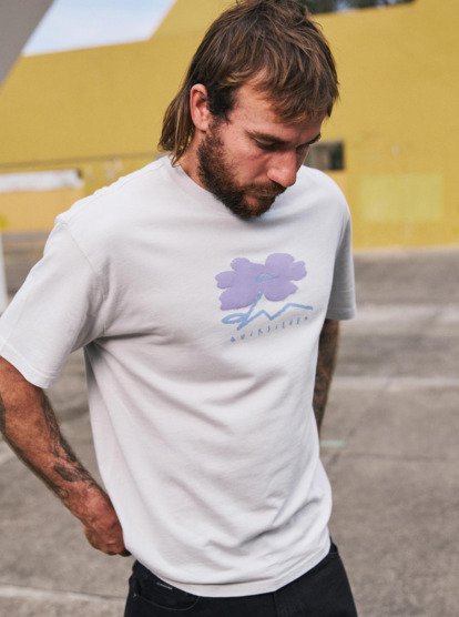 Structured Flower - Short Sleeve T-Shirt for Men  EQYZT08298