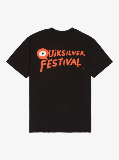 quiksilver, Quiksilver Festival - Printed Short Sleeve T-Shirt for Men, BLACK (kvj0) Quiksilver Festival - Printed Short Sleeve T-Shirt for Men  EQYZT08455