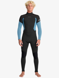 Prologue+ 4/3mm - Men's Blue Back Zip Wetsuit | Quiksilver