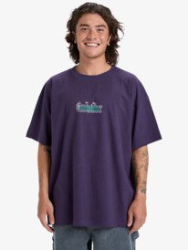 Mercury Double Up - Men's Purple Heavy Weight T-Shirt | Quiksilver