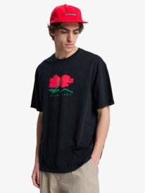 Structured Flower - Camiseta de manga corta Negro Hombre | Quiksilver