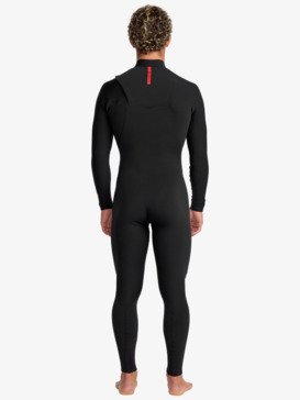 quiksilver, Highline 4/3 - Chest Zip Wetsuit for Men, BLACK (blk) Highline 4/3 - Chest Zip Wetsuit for Men  25AW213501