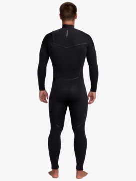 quiksilver, Marathon Sessions 3/2mm - Traje de surf con cremallera en el pecho para hombre, BLACK (blk) Marathon Sessions 3/2mm - Chest Zip Wetsuit for Men  25AW213502