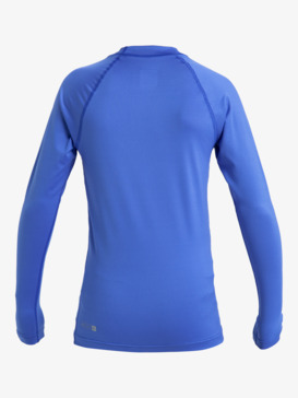 quiksilver, Everyday - Long Sleeve UPF 50 Surf T-Shirt for Boys 8-16, NEBULAS BLUE (bqv0) Everyday - Long Sleeve UPF 50 Surf T-Shirt for Boys 8-16  AQBWR03065