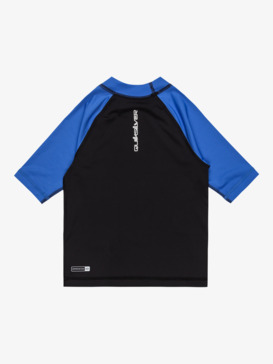 quiksilver, Everyday - Maglietta da surf UPF 50 a maniche corte da Ragazzo 2-7, BLACK/NEBULAS BLUE (xbkb) Everyday   - Short Sleeves UPF 50 Surf T-shirt for Boys 2 - 7  AQKWR03026
