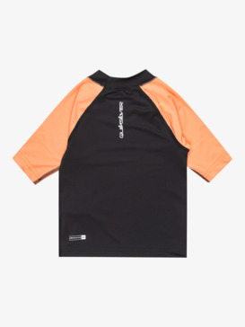 quiksilver, Everyday - Surf-tee manches courtes UPF 50 pour Garçon 2-7, BLACK/MELON (xknn) Everyday - Short Sleeve UPF 50 Surf T-Shirt for Boys 2-7  AQKWR03027