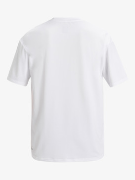 quiksilver, DNA Bubble Logo   - UPF 50 Surf T-Shirt met Korte Mouw voor Heren, WHITE (wbb0) DNA Bubble Logo   - Short Sleeves UPF 50 Surf T-shirt for Men  AQYWR03186