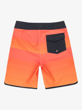 quiksilver, Surfsilk Scallop 17" - Board Shorts for Boys 8 - 16, FIERY CORAL TIJUANA (mkz6) Surfsilk Scallop 17" - Board Shorts for Boys 8 - 16  EQBBS03710