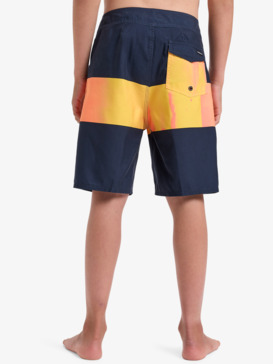 quiksilver, Everyday Panel 17" - Swim Shorts for Boys 8 - 16, FIERY CORAL BLOOMFADE (mkz9) Everyday Panel 17" - Swim Shorts for Boys 8 - 16  EQBBS03724