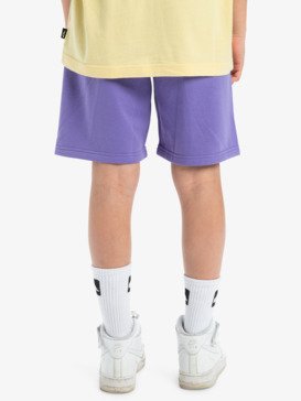 quiksilver, Global Heat - Elastic Waist Shorts for Boys 8 - 16, DUSTED PERI (pmg0) Global Heat - Elastic Waist Shorts for Boys 8 - 16  EQBFB03172