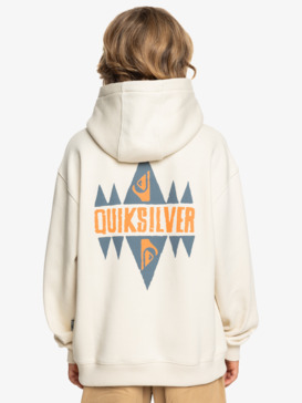 quiksilver, Screen - Pullover Sweatshirt for Boys 8 - 16, BIRCH (wdw0) Screen - Pullover Sweatshirt for Boys 8 - 16  EQBFT03896