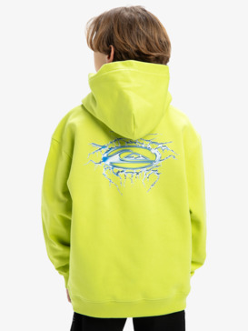 quiksilver, Chrome Lightning - Pullover Hoodie for Boys 8 - 16, WILD LIME (gff0) Chrome Lightning - Pullover Hoodie for Boys 8 - 16  EQBFT03921