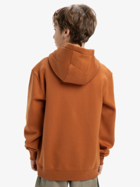 quiksilver, Omni Logo - Pullover Hoodie for Boys 8 - 16, BRAN (cmn0) Omni Logo - Pullover Hoodie for Boys 8 - 16  EQBFT03924