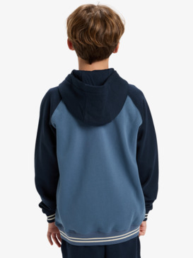 quiksilver, Knowledge Area - Full Zip Hoodie for Boys 8-16, CHINA BLUE (bnd0) Knowledge Area - Full Zip Hoodie for Boys 8-16  EQBFT03949