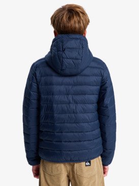 quiksilver, Scaly - Veste isolante à capuche pour Garçon 8-16 ans, DARK NAVY (ktp0) Scaly - Hooded Insulator Jacket for Boys 8-16  EQBJK03340