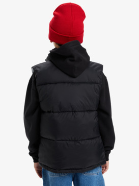 quiksilver, Cold Days Sleeveless - Doudoune sans manches pour Garçon 8-16 ans, BLACK (kvj0) Cold Days Sleeveless - Puffer Jacket for Boys 8-16  EQBJK03344