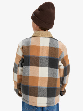 quiksilver, Dna Sherpa Harrington - Harrington Jacket for Boys 8-16, ALMOND SHERPA HARRINGTON (cmd1) Dna Sherpa Harrington - Harrington Jacket for Boys 8-16  EQBJK03346