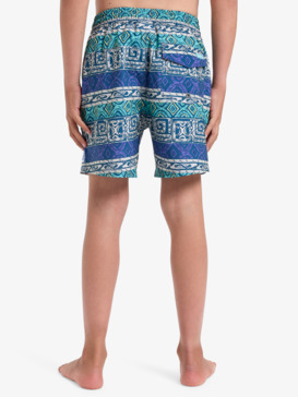 quiksilver, Surfsilk Straight 14" - Swim Shorts for Boys 8 - 16, GLOBAL HEAT DUSTED PERI - PMG6 (pmg6) Surfsilk Straight 14" - Swim Shorts for Boys 8 - 16  EQBJV03503