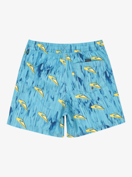 quiksilver, Next Gen 14" - Swim Shorts for Boys 8 - 16, MARINE BLUE ROOTS (bha4) Next Gen 14" - Swim Shorts for Boys 8 - 16  EQBJV03514