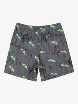 quiksilver, Next Gen 14" - Swim Shorts for Boys 8 - 16, BLACK ROOTS (kvj4) Next Gen 14" - Swim Shorts for Boys 8 - 16  EQBJV03514